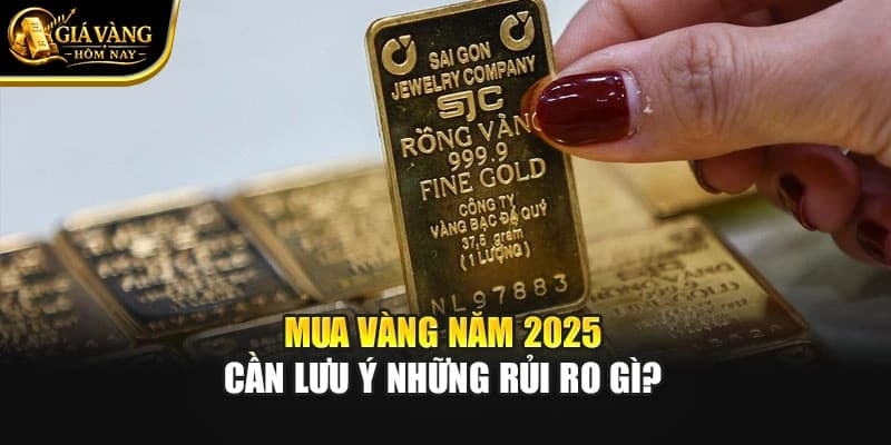 Mua Vàng Năm 2025 Cần Lưu Ý Những Rủi Ro Gì?